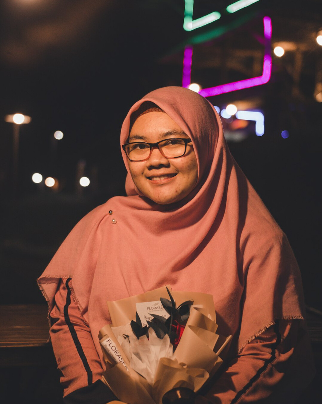Portrait of a Malaysian woman content writer smiling